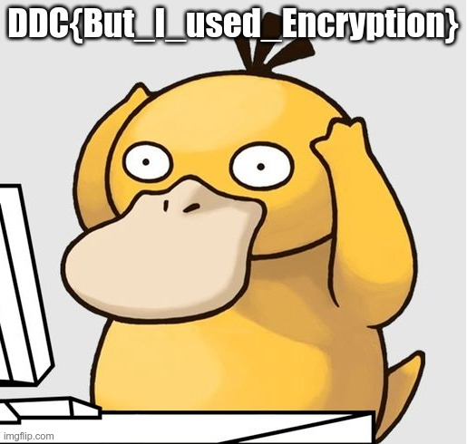 But I used Encryption